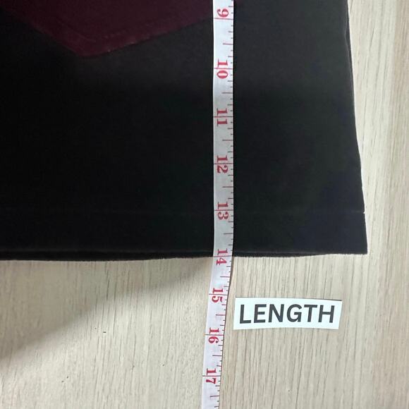 Roxy Y2K Vintage Mod Velour Chocolate Brown Patch Pocket Mini Skirt Size 7 - Picture 9 of 9